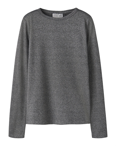 Name It - NKFNayla Langärmliges Top - Black/Silver